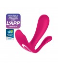 ESTIMULADOR DO PONTO-G E ANAL TOP SECRET + COM APP SATISFYER ROSA