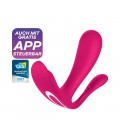 ESTIMULADOR DO PONTO-G E ANAL TOP SECRET + COM APP SATISFYER ROSA