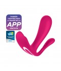 SATISFYER TOP SECRET + ANAL AND G-SPOT STIMULATOR WITH APP PINK