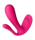 ESTIMULADOR DO PONTO-G E ANAL TOP SECRET + COM APP SATISFYER ROSA