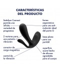 ESTIMULADOR DEL PUNTO-G Y ANAL TOP SECRET + CON APP SATISFYER NEGRO