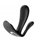 ESTIMULADOR DO PONTO-G E ANAL TOP SECRET + COM APP SATISFYER PRETO