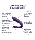 VIBRADOR PARA CASAL DOUBLE CLASSIC COM CARREGADOR USB