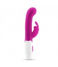 VIBRADOR CON ESTIMULADOR DE CLÍTORIS JIGGLIE Y LUBRICANTE DE BASE AGUA INCLUIDO CRUSHIOUS