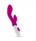 VIBRADOR CON ESTIMULADOR DE CLÍTORIS CHERIE Y LUBRICANTE DE BASE AGUA INCLUIDO CRUSHIOUS