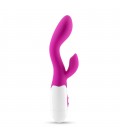 VIBRADOR CON ESTIMULADOR DE CLÍTORIS CHERIE Y LUBRICANTE DE BASE AGUA INCLUIDO CRUSHIOUS