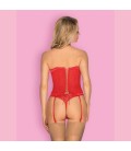 OBSESSIVE FLAMERIA CORSET AND THONG