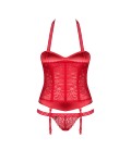 OBSESSIVE FLAMERIA CORSET AND THONG