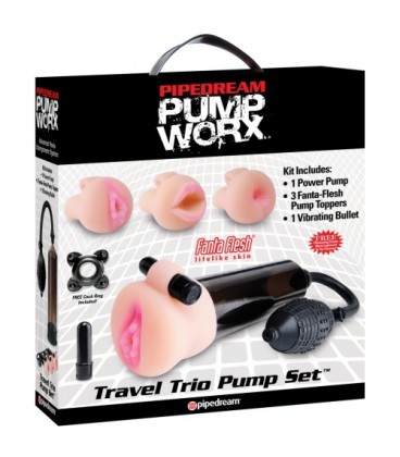 KIT TRAVEL TRIO PUMP SET PUMP WORX