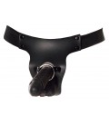 FETISH FANTASY SERIES 8'' MR. BIG HOLLOW STRAP-ON BLACK