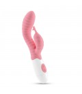 CRUSHIOUS GUMMIE RABBIT VIBRATOR PINK WITH WATERBASED LUBRICANT INCLUDED