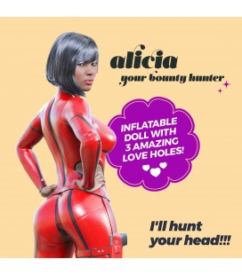 ALICIA LA CAZA RECOMPENSAS MUÑECA INFLABLE MULATA CRUSHIOUS