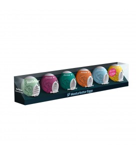 PACK DE 6 MASTURBADOR MASTURBATOR EGG SATISFYER