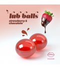 BOLINHAS EXPLOSIVAS LUBRIFICANTES COM SABOR A MORANGO & CHOCOLATE LUB BALLS CRUSHIOUS