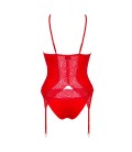 OBSESSIVE DIYOSA CORSET AND PANTY RED