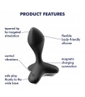 SATISFYER GAME CHANGER ANAL VIBRATOR BLACK