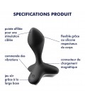 SATISFYER GAME CHANGER ANAL VIBRATOR BLACK