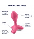 SATISFYER GAME CHANGER ANAL VIBRATOR PINK