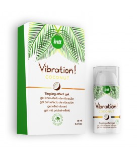 GEL CON VIBRACIÓN VEGANO VIBRATION COCO INTT 15ML