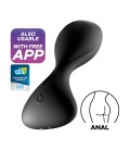 VIBRADOR ANAL TRENDSETTER CON APP SATISFYER NEGRO