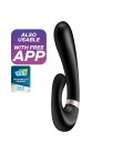 VIBRADOR HEAT WAVE COM APP SATISFYER PRETO