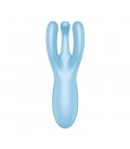 VIBRADOR THREESOME 4 COM APP SATISFYER AZUL