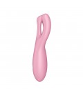 VIBRADOR THREESOME 4 COM APP SATISFYER ROSA