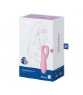 VIBRADOR THREESOME 4 COM APP SATISFYER ROSA