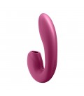 VIBRADOR SUNRAY COM APP SATISFYER VERMELHO