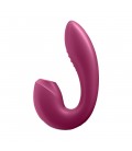 VIBRADOR SUNRAY COM APP SATISFYER VERMELHO