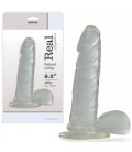 DILDO REAL RAPTURE EARTH FLAVOUR 6.5'' TRANSPARENTE