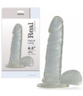 REAL RAPTURE EARTH FLAVOUR DILDO 6.5'' CLEAR