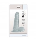 DILDO REAL RAPTURE EARTH FLAVOUR 6.5'' TRANSPARENTE