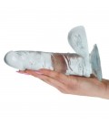 DILDO REAL RAPTURE EARTH FLAVOUR 6.5'' TRANSPARENTE