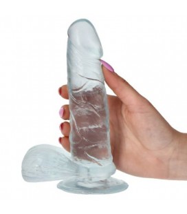 REAL RAPTURE EARTH FLAVOUR DILDO 6.5'' CLEAR