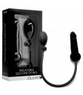 DILDO INSUFLÁVEL DONG DE SILICONE OUCH! BLACK