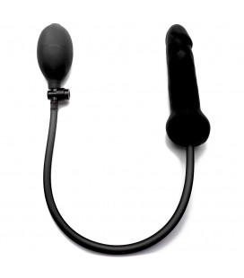 DILDO INFLABLE DONG DE SILICONA OUCH! NEGRO