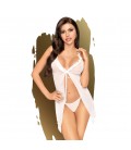 PENTHOUSE AFTER SUNSET BABYDOLL AND THONG WHITE