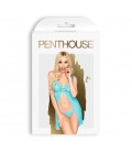 PENTHOUSE AFTER SUNSET BABYDOLL AND THONG BLUE