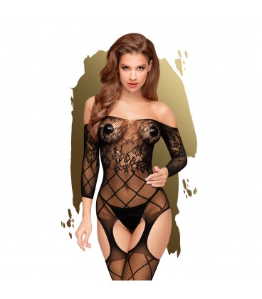 PENTHOUSE TOP-NOTCH BODYSTOCKING BLACK