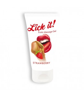 LUBRICANTE BESABLE LICK-IT FRESA 50ML