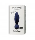 PLUG ANAL VIBRATÓRIO RECARREGÁVEL LITTLE ROCKET ADRIEN LASTIC AZUL