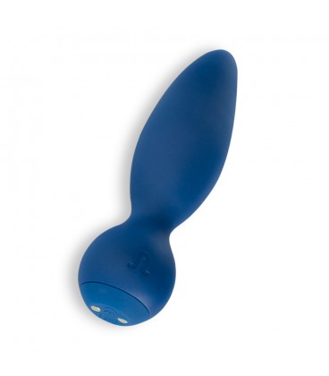 PLUG ANAL VIBRATÓRIO RECARREGÁVEL LITTLE ROCKET ADRIEN LASTIC AZUL