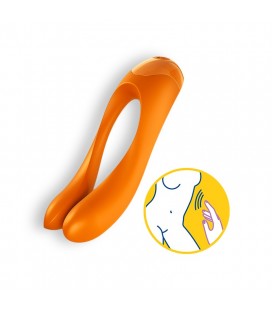 VIBRADOR CANDY CANE SATISFYER NARANJA