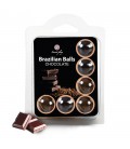 BOLAS LUBRICANTES BESABLES BRAZILIAN BALLS SABOR A CHOCOLATE 6 x 4GR