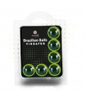 BOLAS LUBRICANTES BRAZILIAN BALLS SHOCK EFECTO VIBRADOR 6 x 4GR