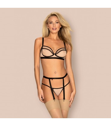 OBSESSIVE NUDELIA SET BLACK