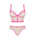 OBSESSIVE NUDELIA TOP SET PINK