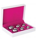 SET OF 3 BEN WA BALLS SILVER