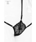 CR-4385 CHOKER PANTY BLACK